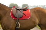Podsedlica Girly Riding World crvena