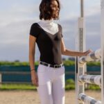 Ženska polo majica Lerma Equitheme crna