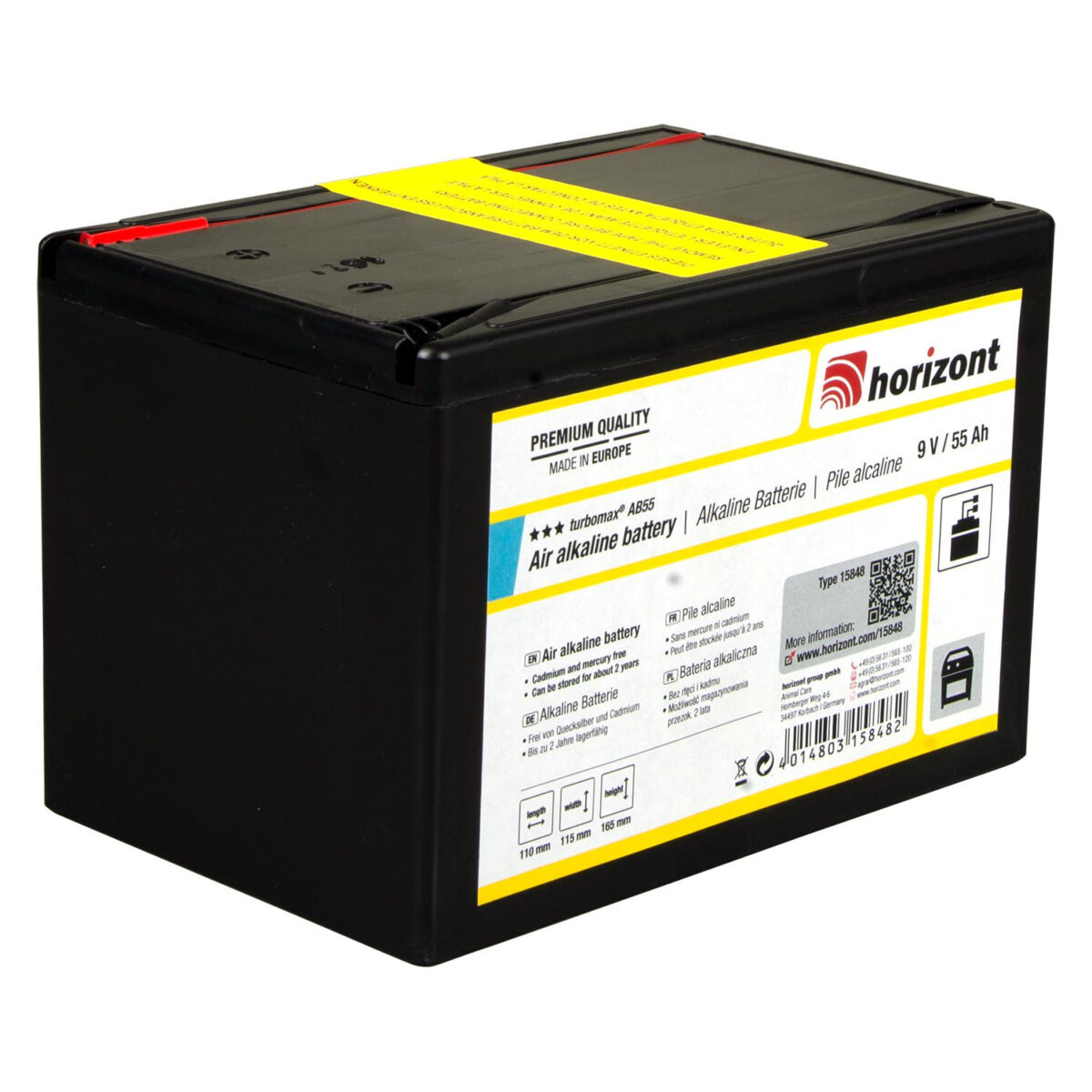 Alkalna baterija Horizont 9V 55Ah Alkalna baterija Horizont 9V 55Ah