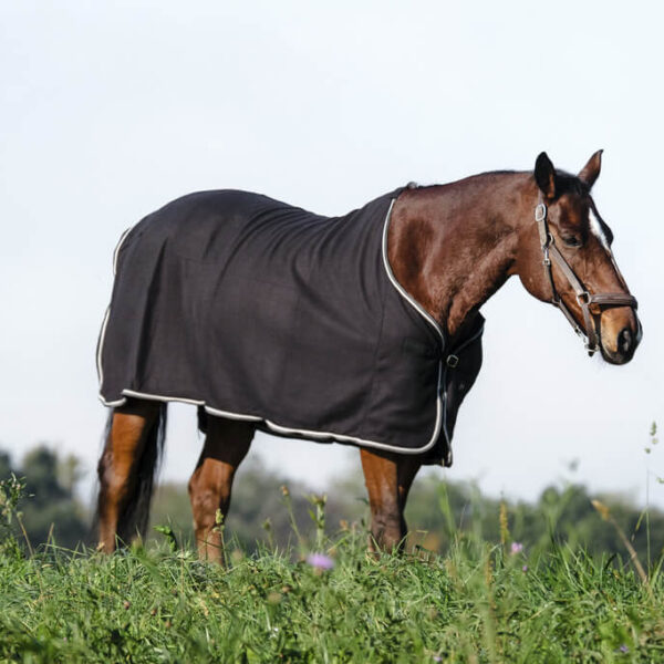 Letnje flis ćebe Riding World crna