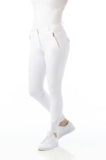 Ženske pantalone Kenya Equitheme bela