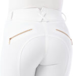 Ženske pantalone Kenya Equitheme bela 3