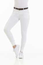 Pantalone Kendal silicon Equitheme bela