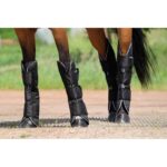 Transportne kamašne Tyrex 3 D 600 D Equitheme crna