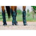 Transportne kamašne Tyrex 3 D 600 D Equitheme zelena