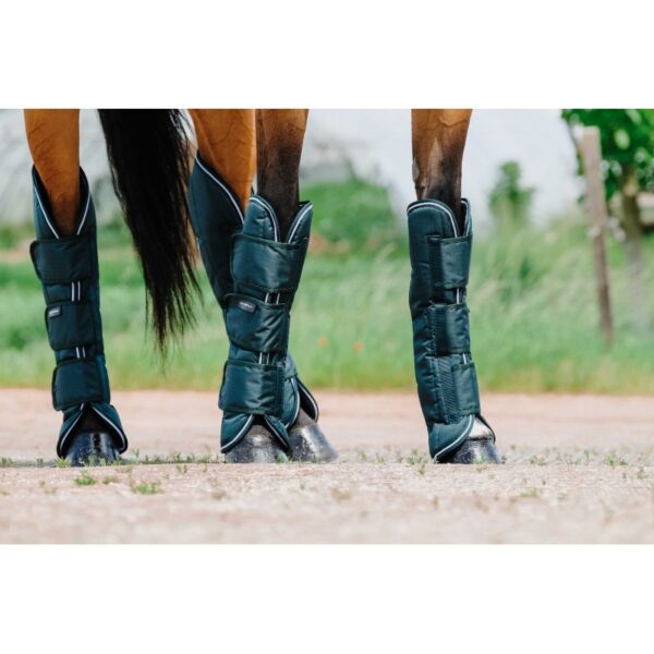 Transportne kamašne Tyrex 3 D 600 D Equitheme zelena