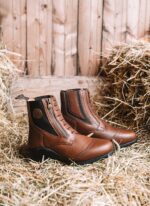 Cipele Paddock zip sa strane Mountain Horse braon 3