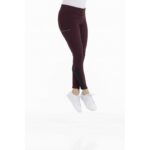 Ženske pantalone Brigitte full silicone Equitheme bordo 1